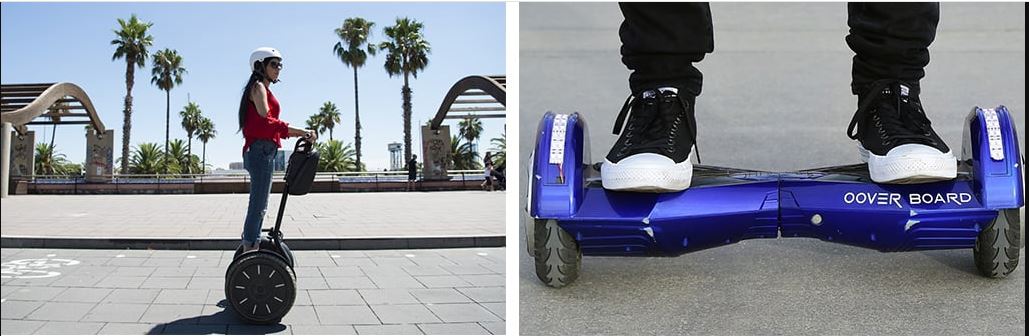 Comparing self-balancing scooters vs hoverboards